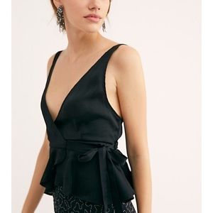 Black Free People tank top